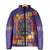 Mexico Day Of The Dead Padded Jacket Sombrero Sugar Skull Marigold Pan De Muerto - Wonder Print Shop