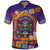 Mexico Day Of The Dead Polo Shirt Sombrero Sugar Skull Marigold Pan De Muerto - Wonder Print Shop