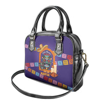 Mexico Day Of The Dead Shoulder Handbag Sombrero Sugar Skull Marigold Pan De Muerto - Wonder Print Shop