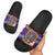 Mexico Day Of The Dead Slide Sandals Sombrero Sugar Skull Marigold Pan De Muerto - Wonder Print Shop