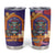 Mexico Day Of The Dead Tumbler Cup Sombrero Sugar Skull Marigold Pan De Muerto - Wonder Print Shop