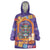 Mexico Day Of The Dead Wearable Blanket Hoodie Sombrero Sugar Skull Marigold Pan De Muerto - Wonder Print Shop
