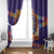 Mexico Day Of The Dead Window Curtain Sombrero Sugar Skull Marigold Pan De Muerto - Wonder Print Shop