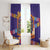 Mexico Day Of The Dead Window Curtain Sombrero Sugar Skull Marigold Pan De Muerto - Wonder Print Shop