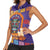 Mexico Day Of The Dead Women Sleeveless Polo Shirt Sombrero Sugar Skull Marigold Pan De Muerto - Wonder Print Shop