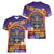 Mexico Day Of The Dead Women V-Neck T-Shirt Sombrero Sugar Skull Marigold Pan De Muerto - Wonder Print Shop