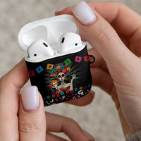 Mexican La Catrina AirPods Case Viva Mexico Dia De Muertos - Wonder Print Shop