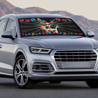 Mexican La Catrina Auto Sun Shade Viva Mexico Dia De Muertos - Wonder Print Shop