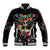 Mexican La Catrina Baseball Jacket Viva Mexico Dia De Muertos - Wonder Print Shop