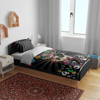 Mexican La Catrina Bedding Set Viva Mexico Dia De Muertos - Wonder Print Shop