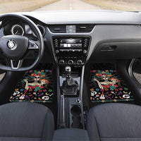 Mexican La Catrina Car Mats Viva Mexico Dia De Muertos - Wonder Print Shop