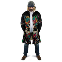 Mexican La Catrina Cloak Viva Mexico Dia De Muertos - Wonder Print Shop