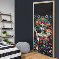 Mexican La Catrina Door Cover Viva Mexico Dia De Muertos - Wonder Print Shop
