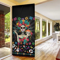 Mexican La Catrina Door Cover Viva Mexico Dia De Muertos - Wonder Print Shop