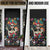 Mexican La Catrina Door Cover Viva Mexico Dia De Muertos - Wonder Print Shop