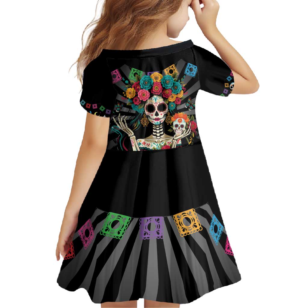 Mexican La Catrina Family Matching Mermaid Dress and Hawaiian Shirt Viva Mexico Dia De Muertos - Wonder Print Shop