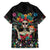Mexican La Catrina Family Matching Off Shoulder Maxi Dress and Hawaiian Shirt Viva Mexico Dia De Muertos - Wonder Print Shop