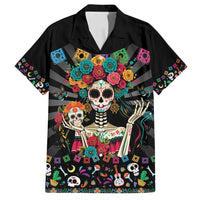 Mexican La Catrina Family Matching Puletasi and Hawaiian Shirt Viva Mexico Dia De Muertos - Wonder Print Shop