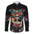 Mexican La Catrina Family Matching Puletasi and Hawaiian Shirt Viva Mexico Dia De Muertos - Wonder Print Shop