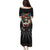 Mexican La Catrina Family Matching Puletasi and Hawaiian Shirt Viva Mexico Dia De Muertos - Wonder Print Shop