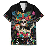 Mexican La Catrina Hawaiian Shirt Viva Mexico Dia De Muertos - Wonder Print Shop