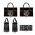 Mexican La Catrina Leather Bag Viva Mexico Dia De Muertos - Wonder Print Shop