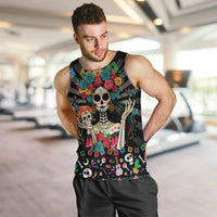 Mexican La Catrina Men Tank Top Viva Mexico Dia De Muertos - Wonder Print Shop
