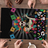 Mexican La Catrina Puzzle Viva Mexico Dia De Muertos - Wonder Print Shop