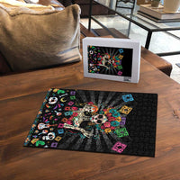 Mexican La Catrina Puzzle Viva Mexico Dia De Muertos - Wonder Print Shop