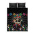 Mexican La Catrina Quilt Bed Set Viva Mexico Dia De Muertos - Wonder Print Shop