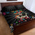 Mexican La Catrina Quilt Bed Set Viva Mexico Dia De Muertos - Wonder Print Shop