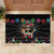 Mexican La Catrina Rubber Doormat Viva Mexico Dia De Muertos - Wonder Print Shop