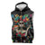 Mexican La Catrina Sleeveless Zip Hoodie Viva Mexico Dia De Muertos - Wonder Print Shop