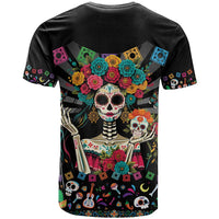 Mexican La Catrina T Shirt Viva Mexico Dia De Muertos - Wonder Print Shop