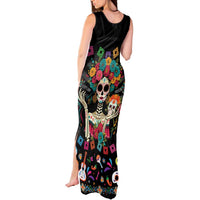 Mexican La Catrina Tank Maxi Dress Viva Mexico Dia De Muertos - Wonder Print Shop