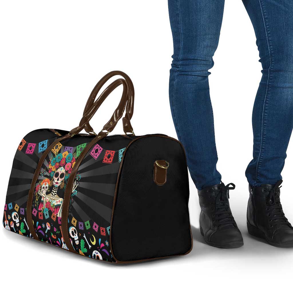 Mexican La Catrina Travel Bag Viva Mexico Dia De Muertos - Wonder Print Shop