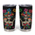 Mexican La Catrina Tumbler Cup Viva Mexico Dia De Muertos - Wonder Print Shop