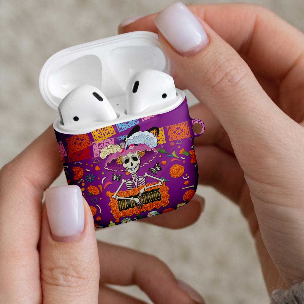 Dia De Muertos Mexico AirPods Case La Calavera Catrina - Wonder Print Shop