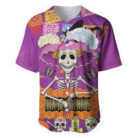 Dia De Muertos Mexico Baseball Jersey La Calavera Catrina - Wonder Print Shop