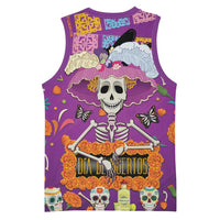 Dia De Muertos Mexico Basketball Jersey La Calavera Catrina - Wonder Print Shop