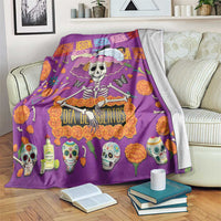 Dia De Muertos Mexico Blanket La Calavera Catrina - Wonder Print Shop