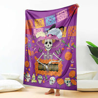 Dia De Muertos Mexico Blanket La Calavera Catrina - Wonder Print Shop