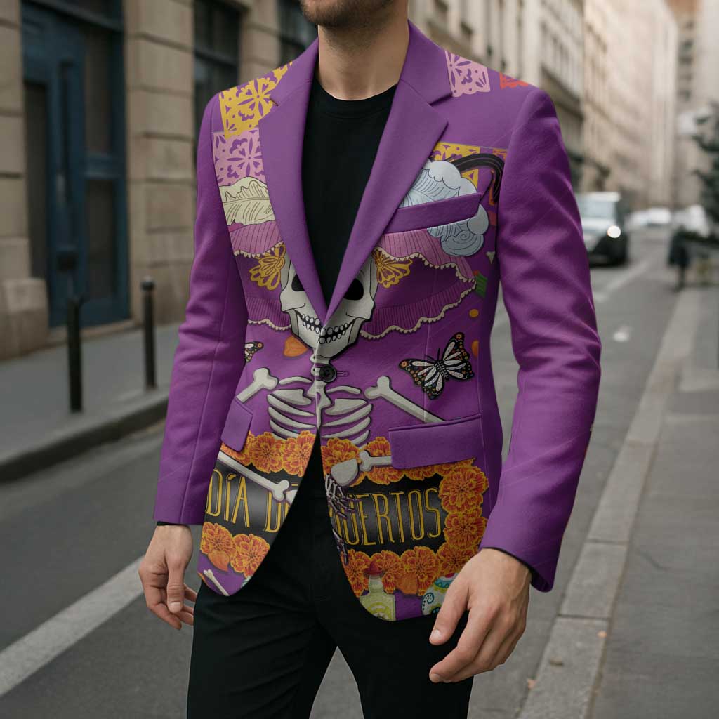 Dia De Muertos Mexico Blazer La Calavera Catrina - Wonder Print Shop