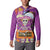 Dia De Muertos Mexico Button Sweatshirt La Calavera Catrina - Wonder Print Shop