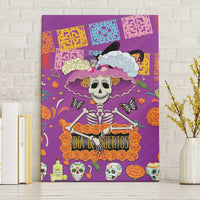 Dia De Muertos Mexico Canvas Wall Art La Calavera Catrina - Wonder Print Shop
