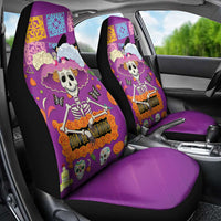 Dia De Muertos Mexico Car Seat Cover La Calavera Catrina - Wonder Print Shop