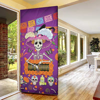 Dia De Muertos Mexico Door Cover La Calavera Catrina - Wonder Print Shop