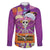 Dia De Muertos Mexico Family Matching Off The Shoulder Long Sleeve Dress and Hawaiian Shirt La Calavera Catrina - Wonder Print Shop
