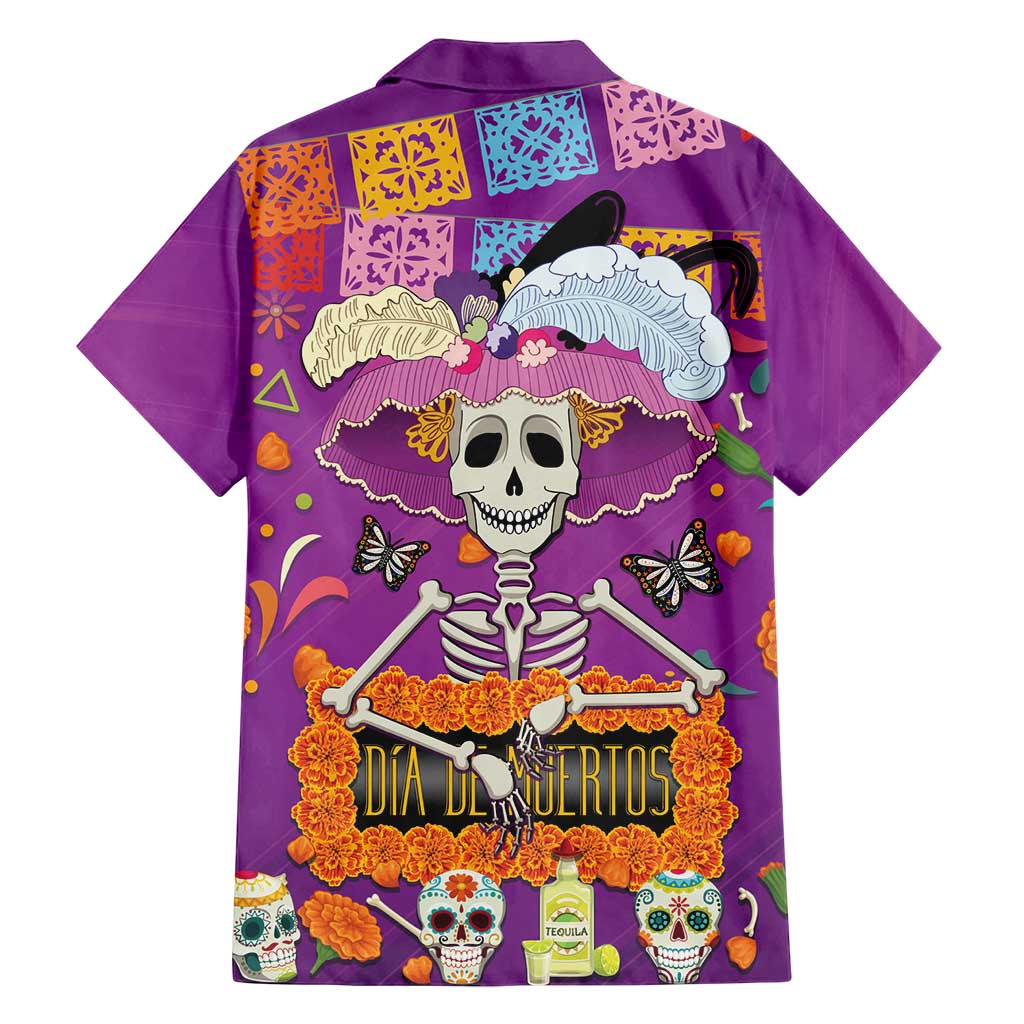Dia De Muertos Mexico Family Matching Puletasi and Hawaiian Shirt La Calavera Catrina - Wonder Print Shop