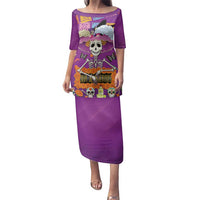 Dia De Muertos Mexico Family Matching Puletasi and Hawaiian Shirt La Calavera Catrina - Wonder Print Shop